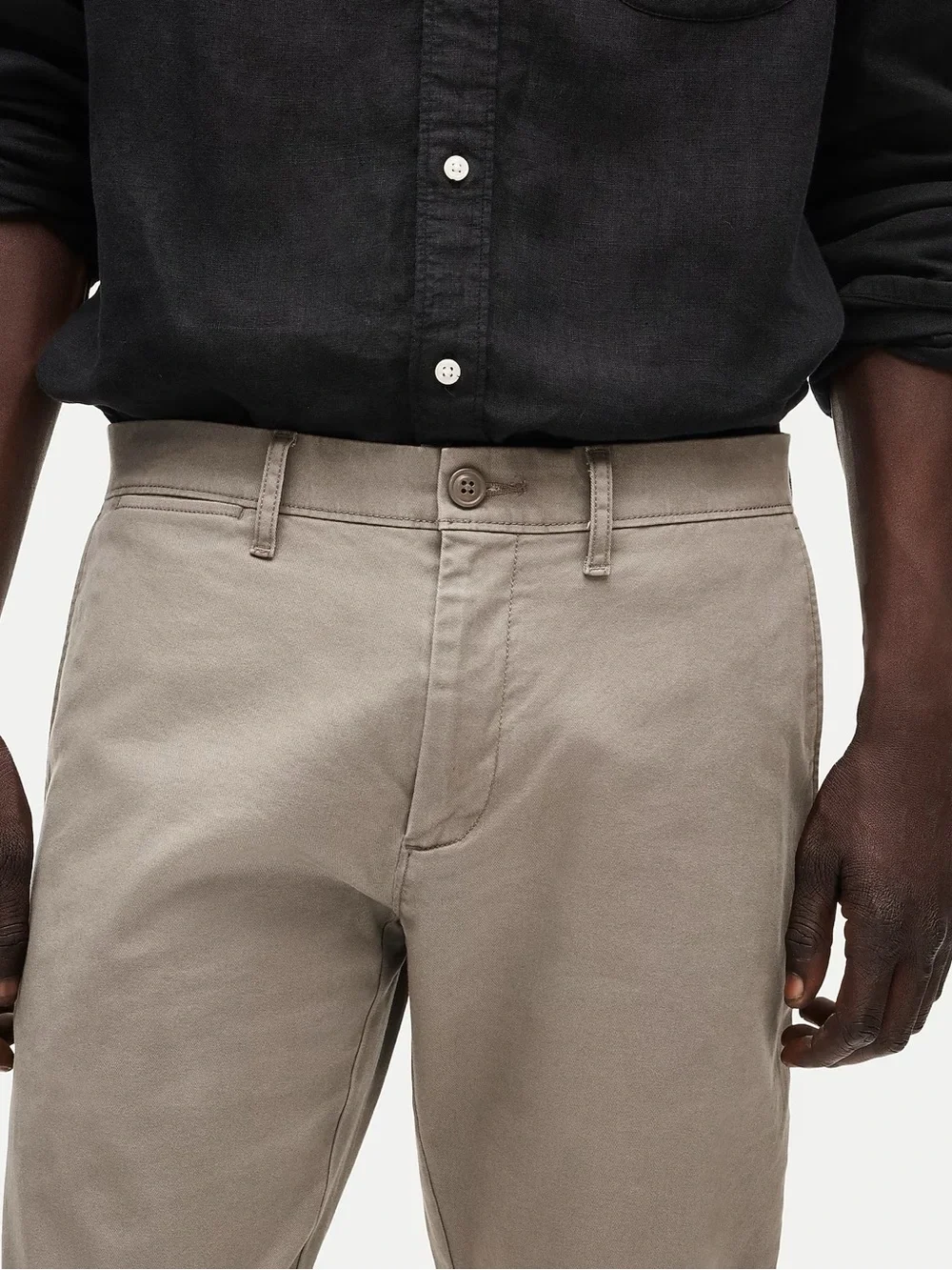 J. CREW 484 Slim-fit stretch chino pant in Mushroom Size 34/34 NWT $98 AR885